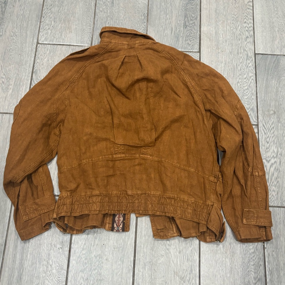 Free People Jayde Safari Bomber Jacket Size XS - Picture 12 of 12